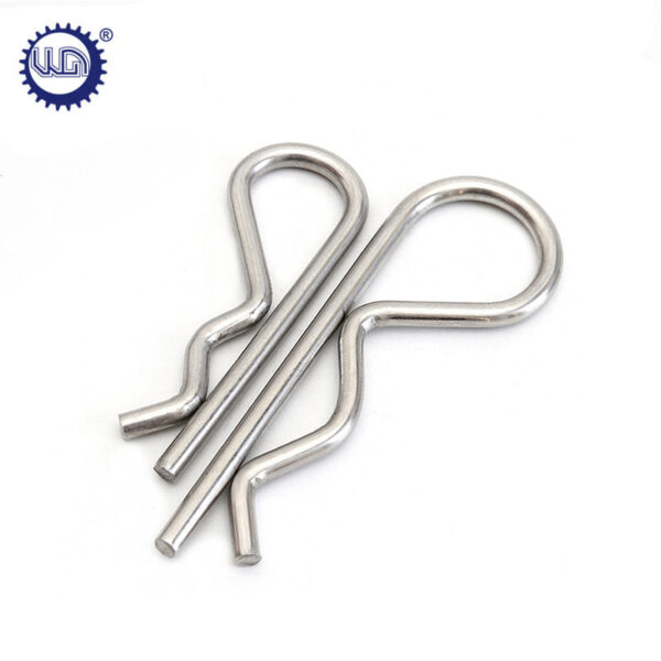 Custom wire forming spring R shape cotter pin