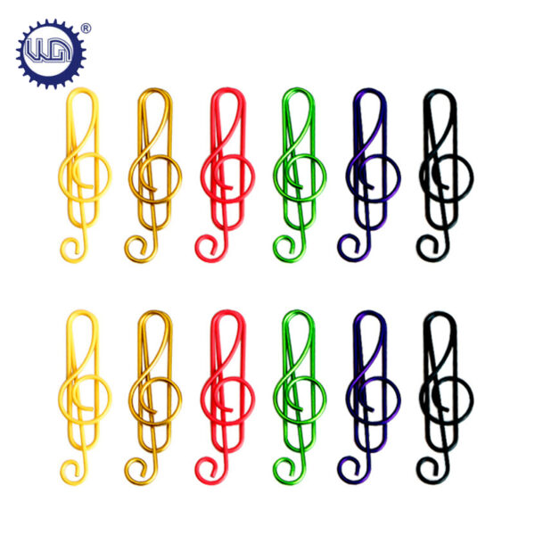 Custom Creative Colorful Musical Special-shaped Paper Clip